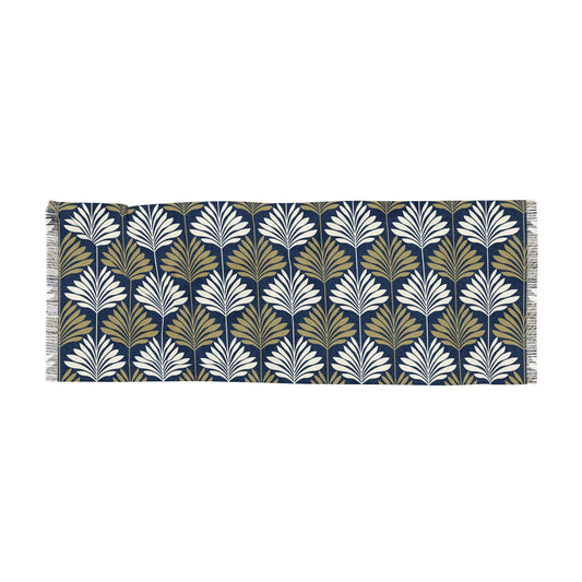 Scarf | Blue & Gold | Deco