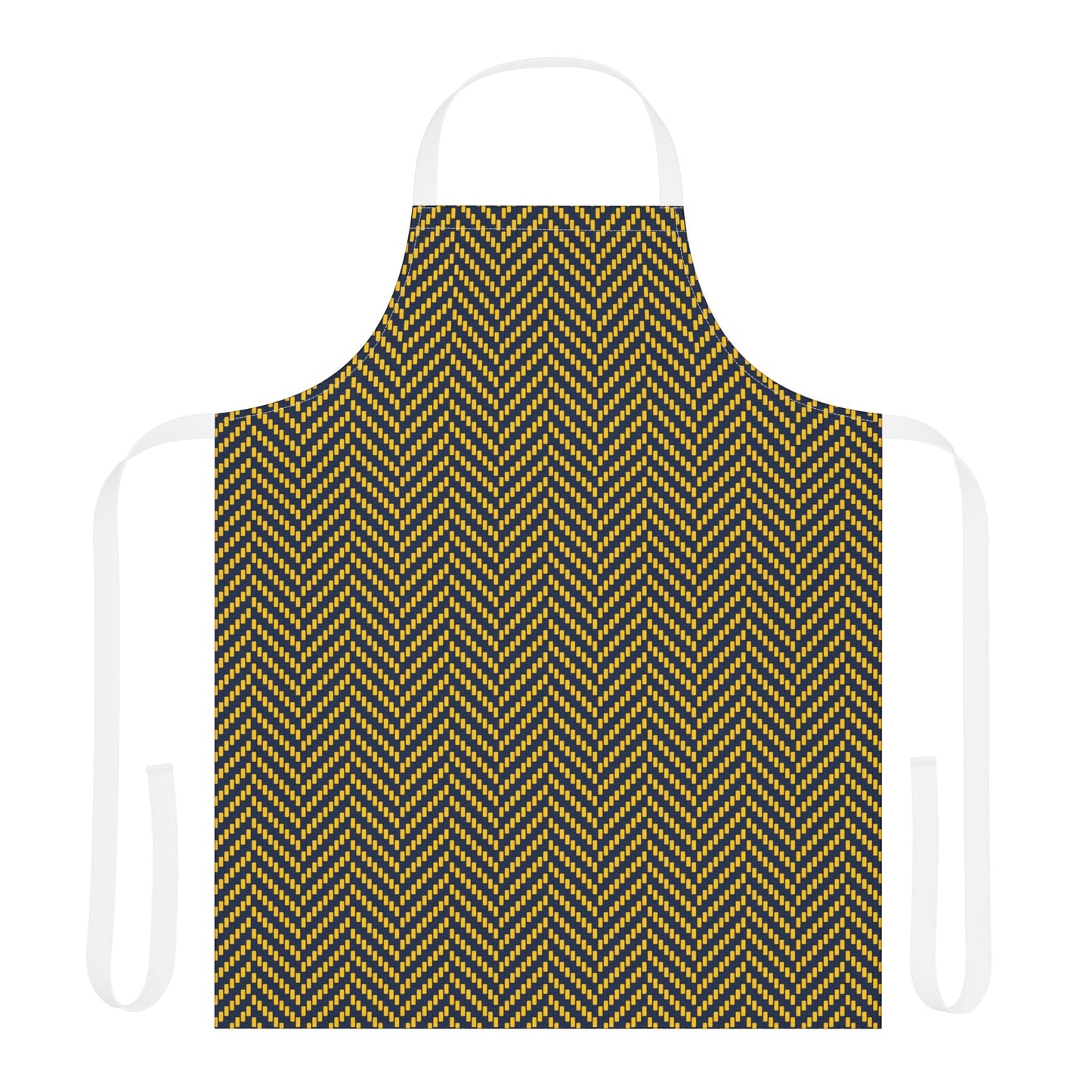 Apron | Yellow & Blue | Herringbone