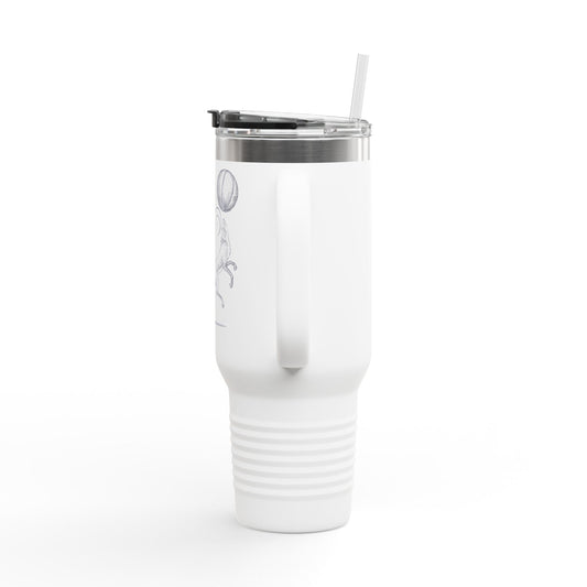 NYP 40oz Insulated Travel Mug with Handle | Fox Basketball