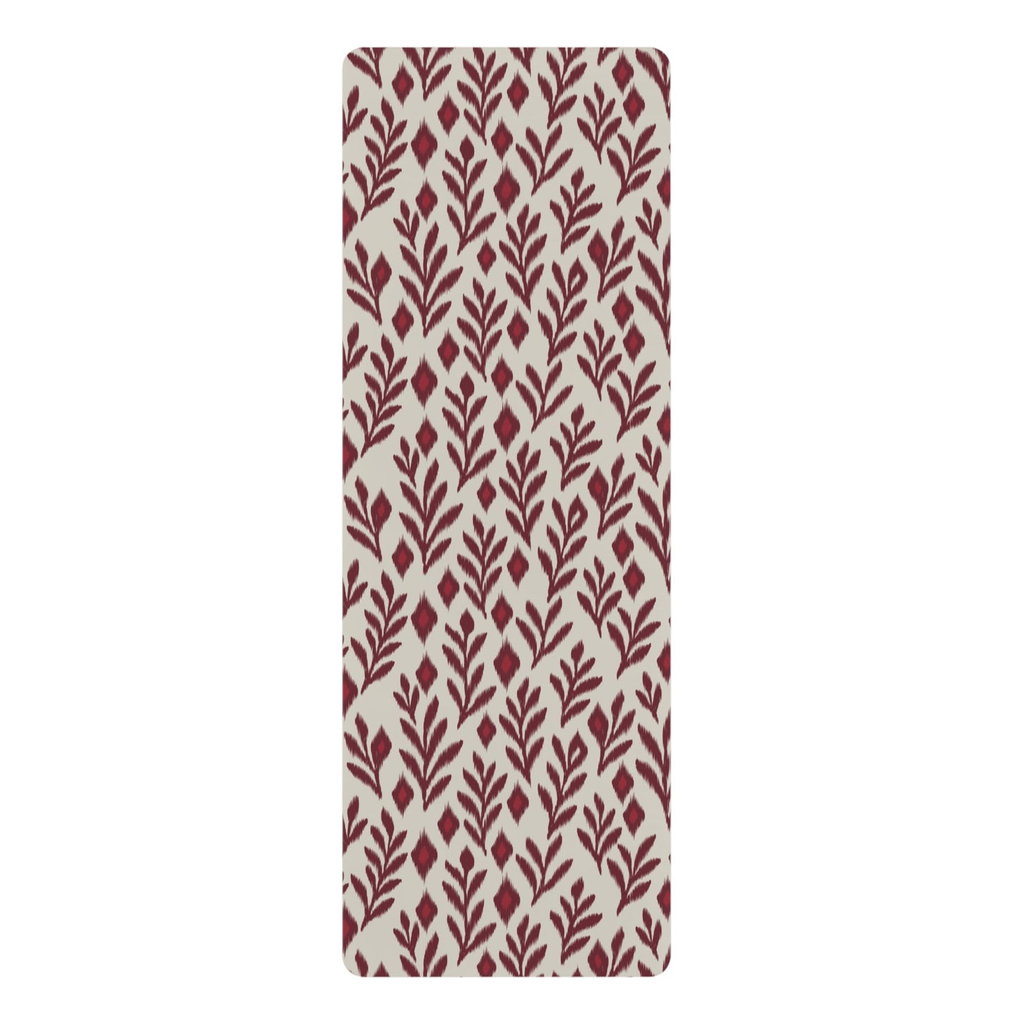 Yoga Mat | Maroon & White | Laurel
