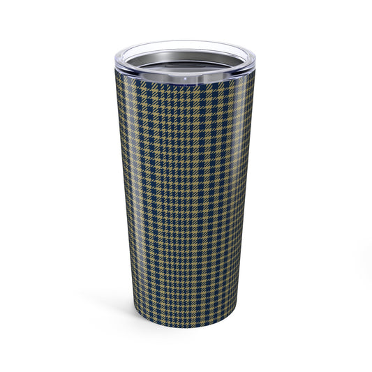 Tumbler | Blue & Gold | Tweed