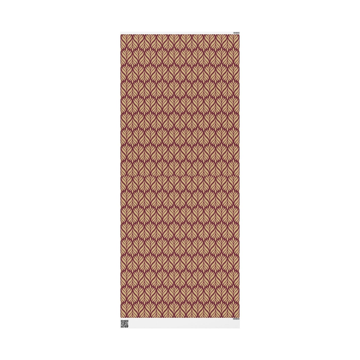 Gift Wrap | Maroon & Gold | Palm