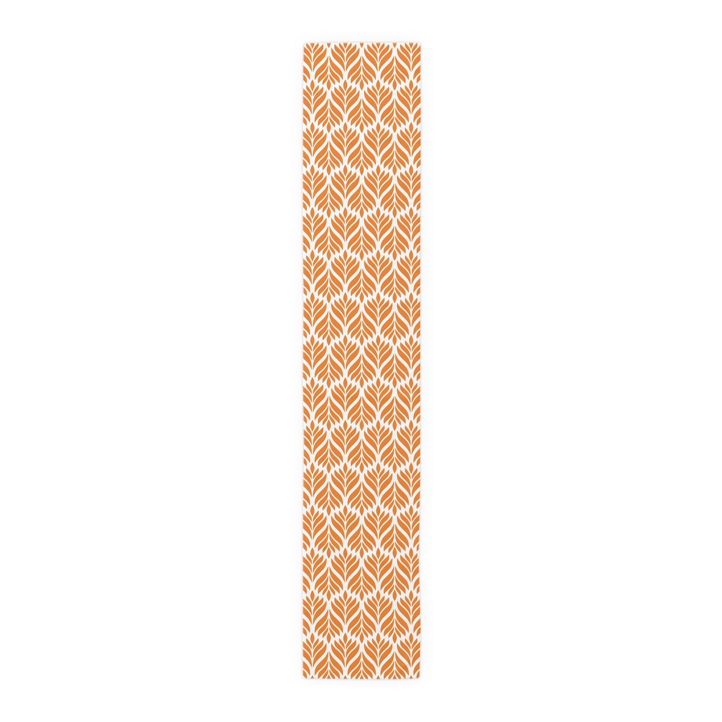 Table Runner | Orange & White | Palm