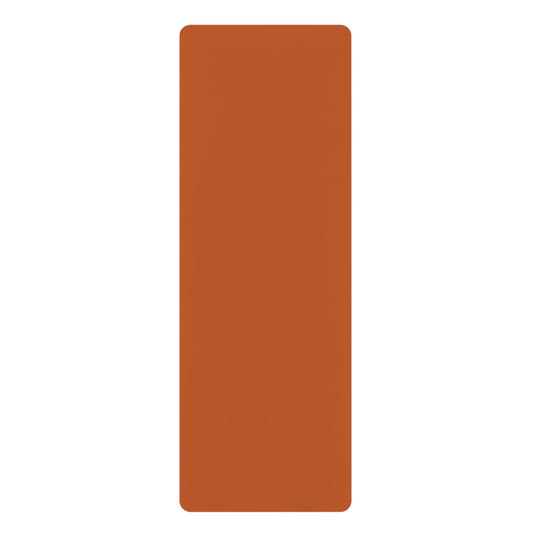 Yoga Mat | Dark Orange & White | Dark