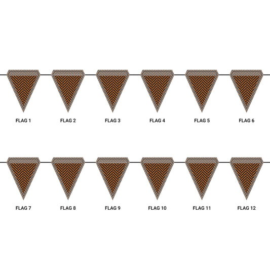 Flag Garland | Princeton, New Jersey | Herringbone