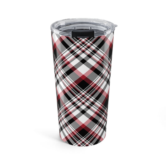 Tumbler | Red & Black | Tartan