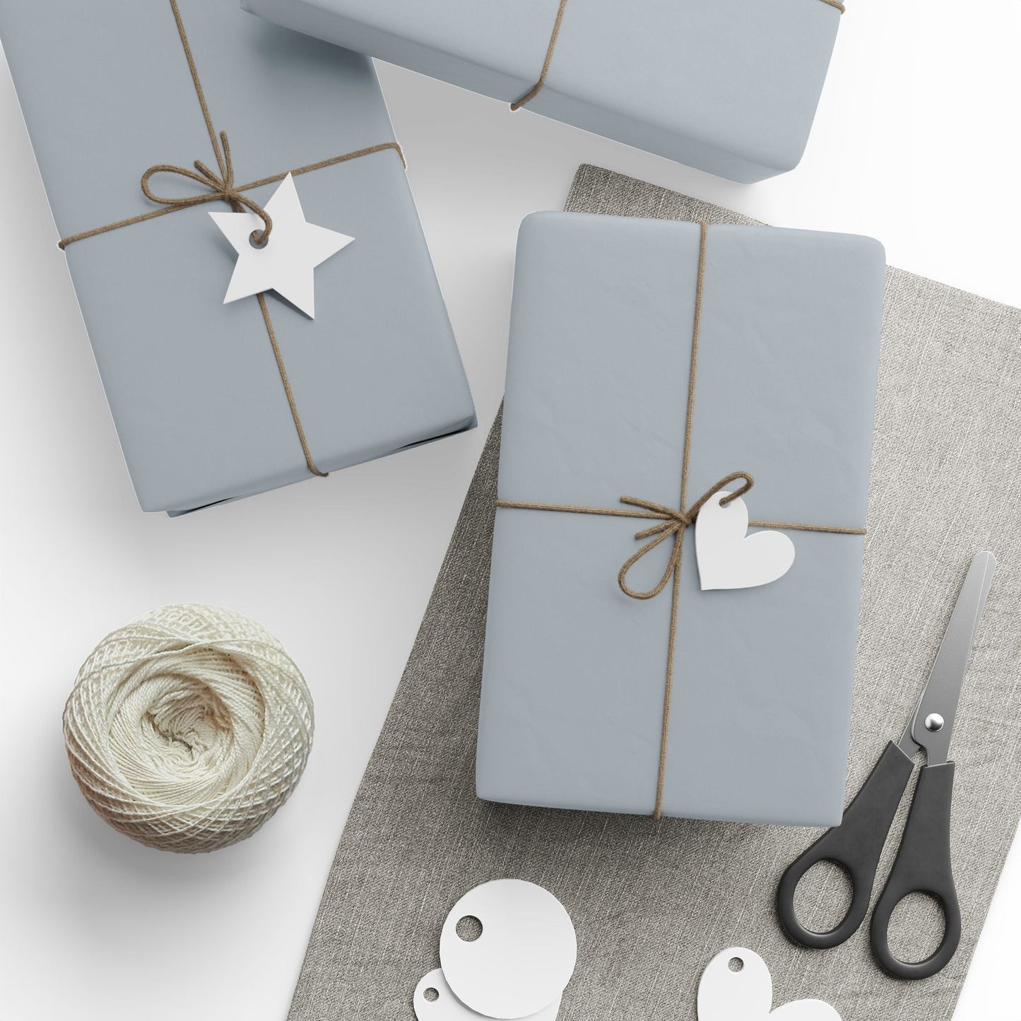 Gift Wrap | Red & Gray | Light