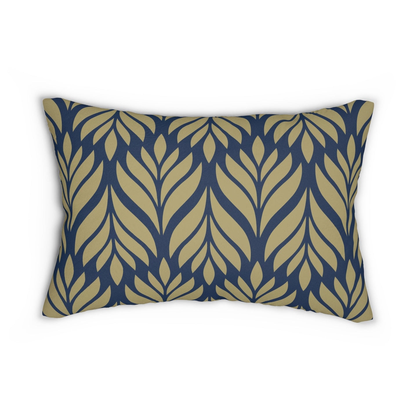 Pillow | Blue & Gold | Palm