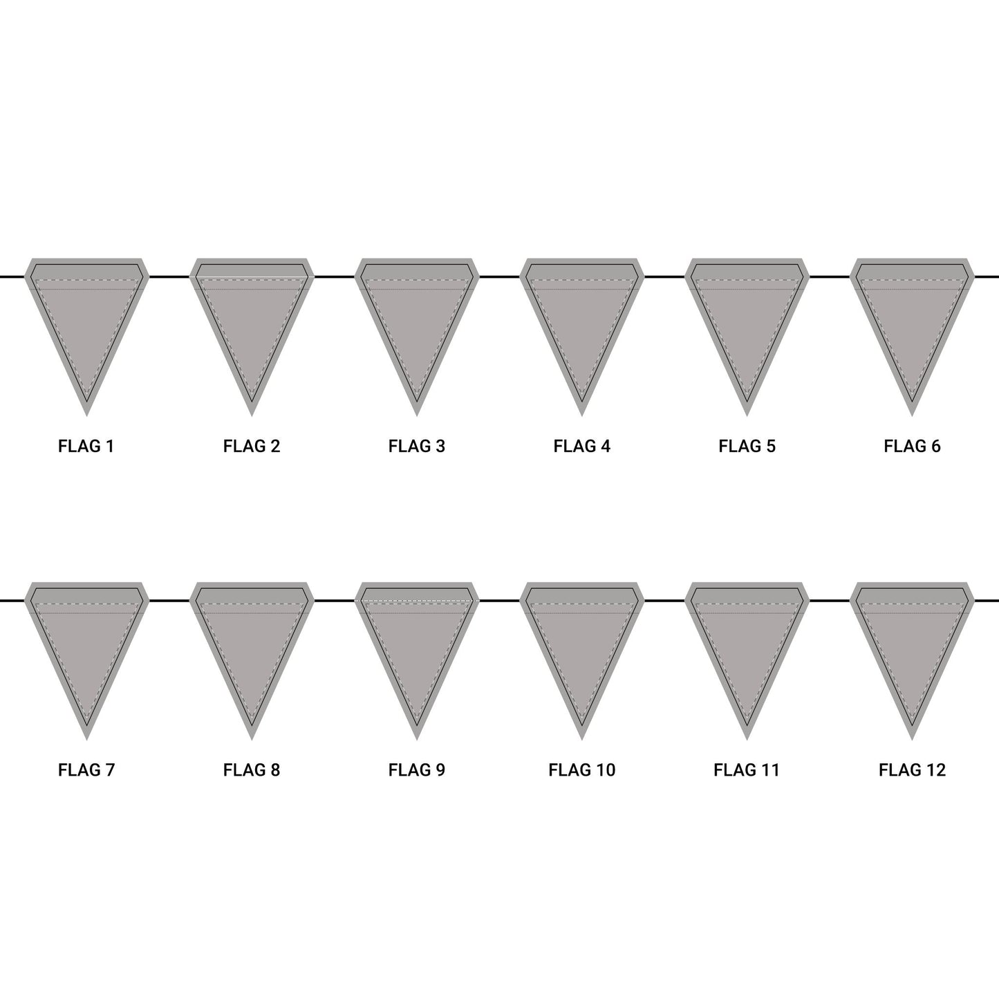 Flag Garland | Bloomington, Indiana | Light