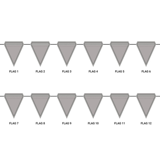 Flag Garland | Bloomington, Indiana | Light