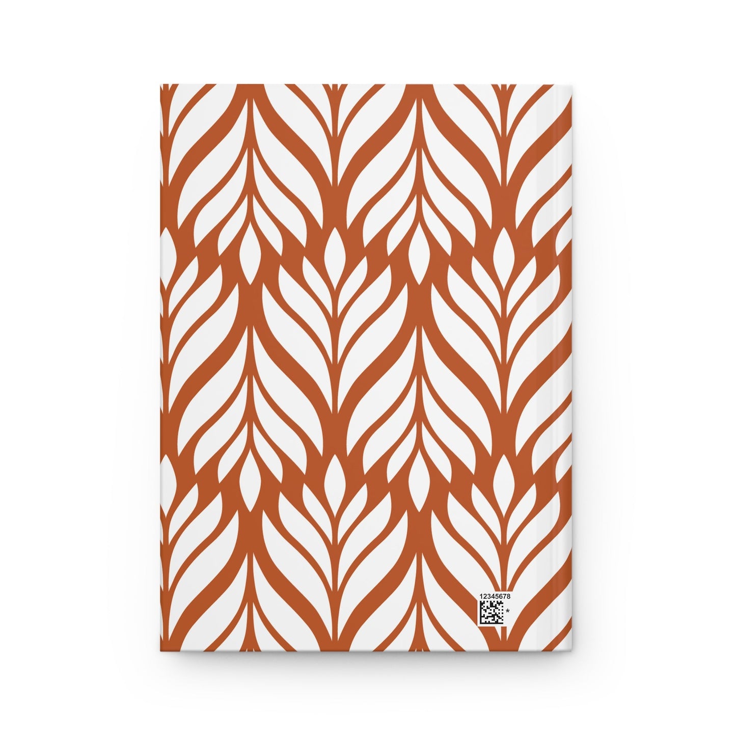 Journal | Dark Orange & White | Palm