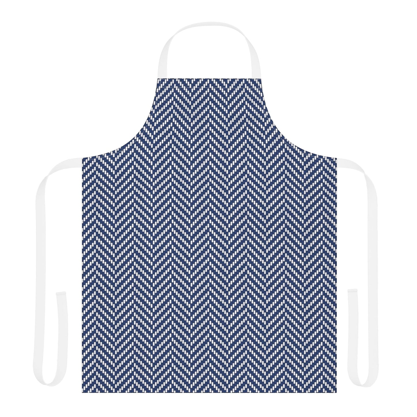 Apron | Navy & White | Herringbone