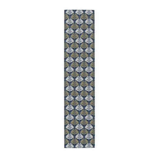 Table Runner | Blue & Gold | Deco