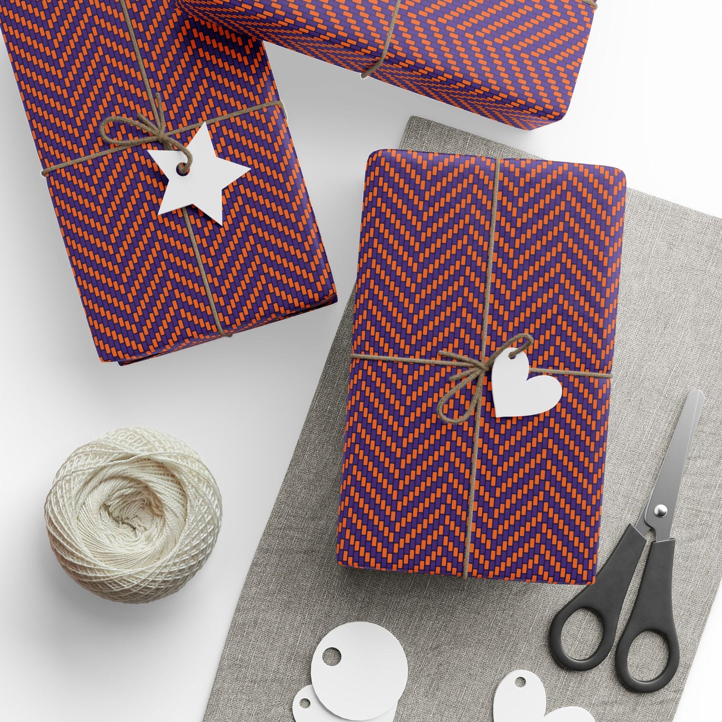 Gift Wrap | Clemson, South Carolina | Herringbone