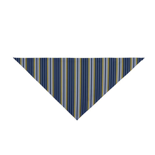 Pet Bandana | Yellow & Blue | Stripe