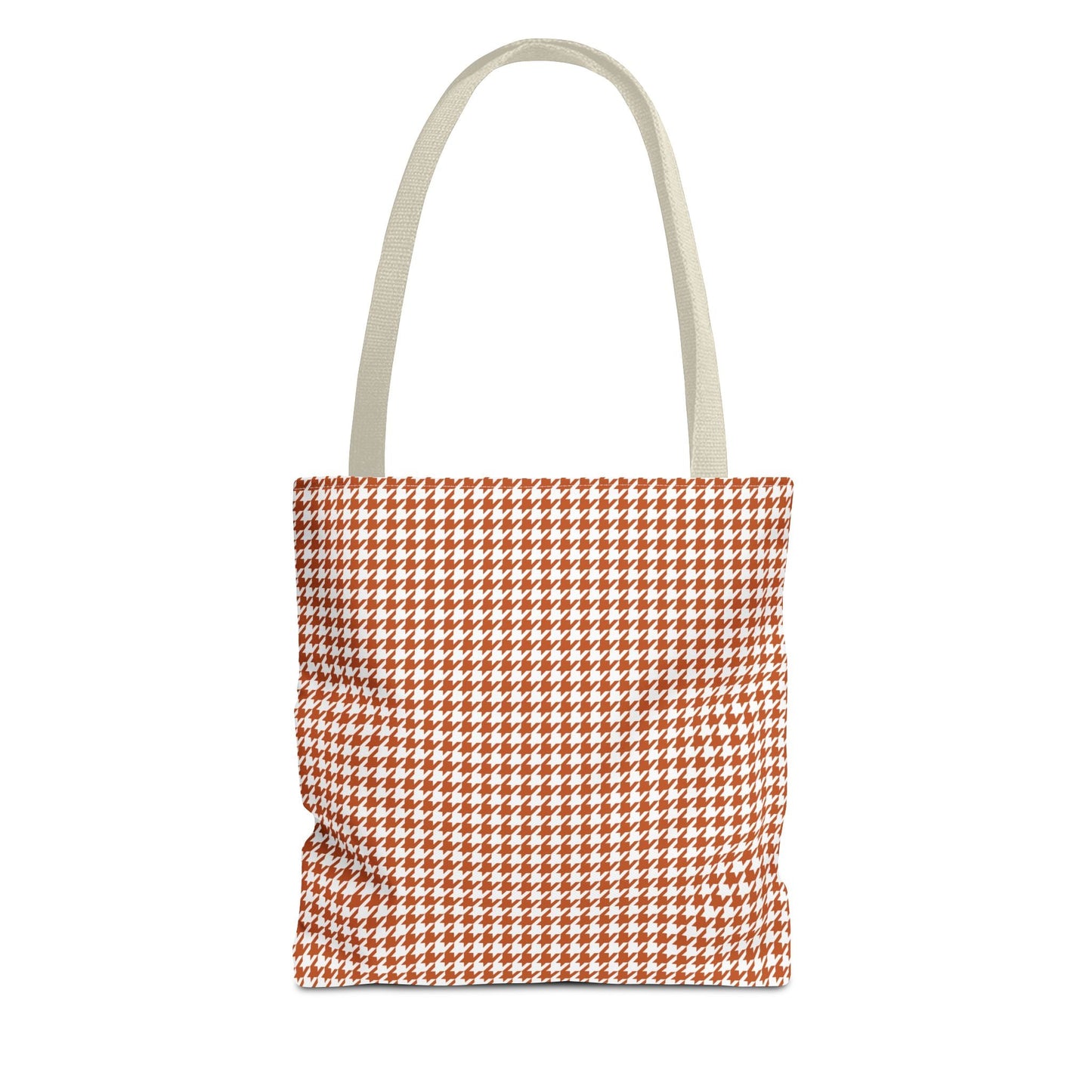 Totes | Dark Orange & White | Houndstooth