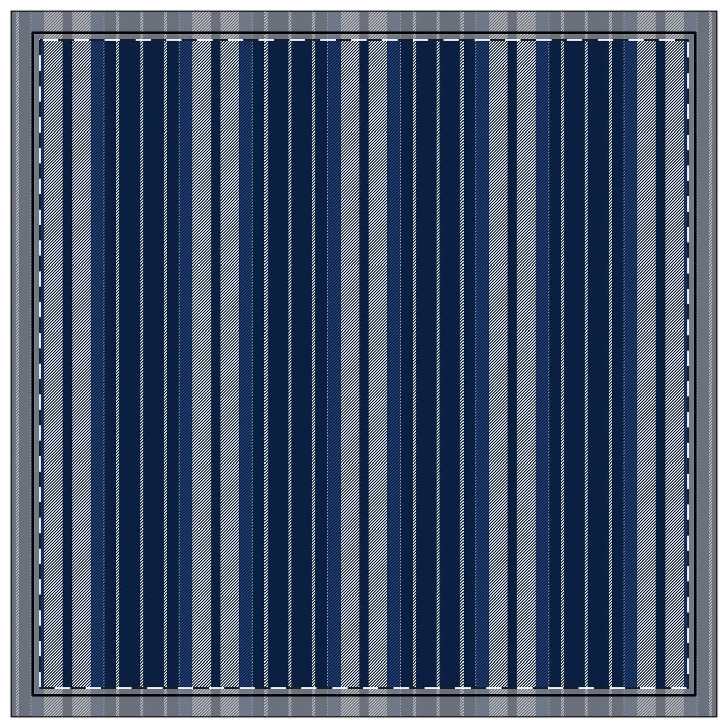 Napkins | Navy & White | Stripe