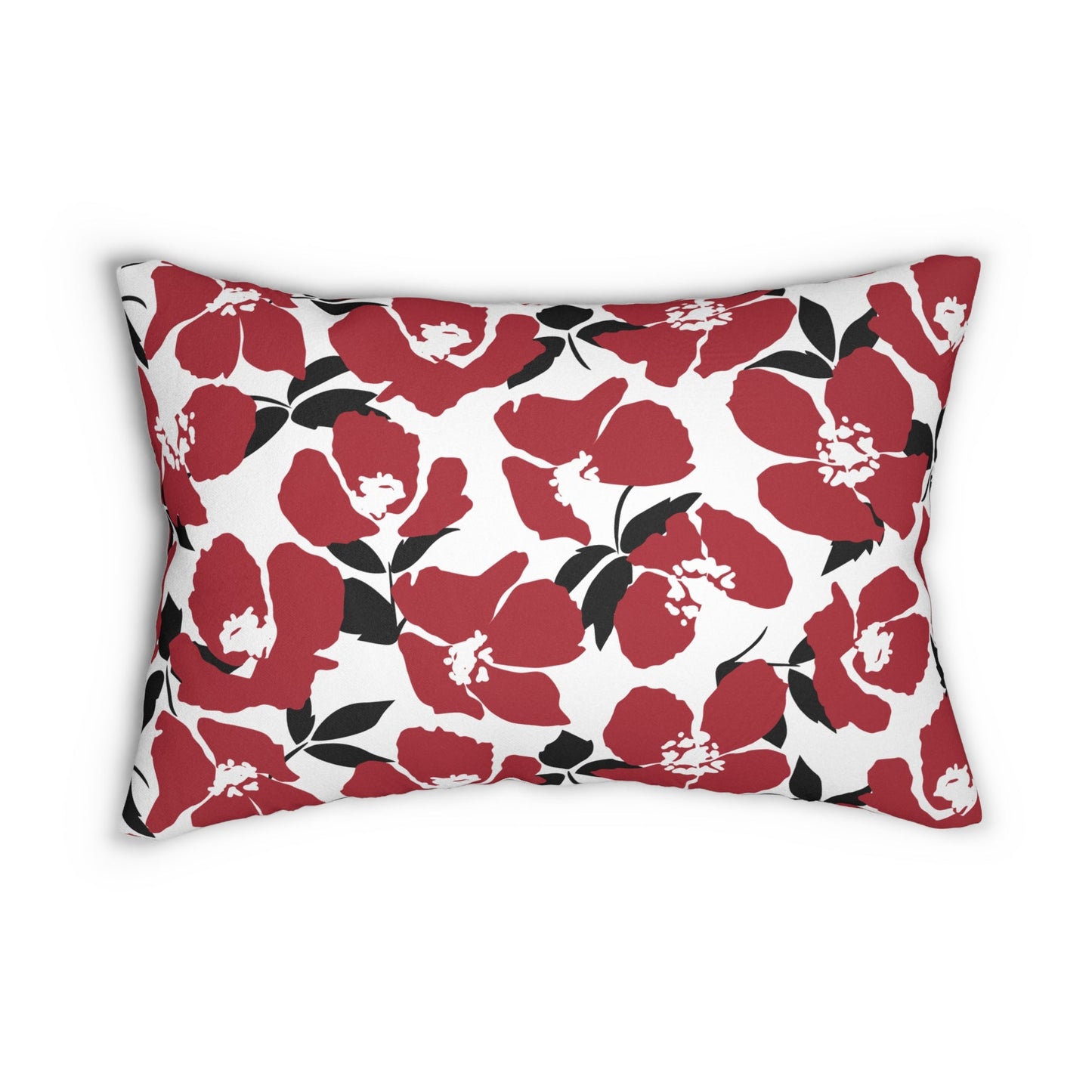 Pillow | Red & Black | Poppy