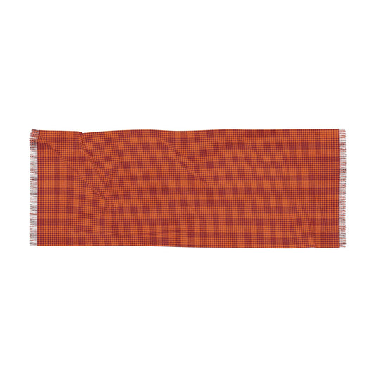 Scarf | Maroon & Orange | Houndstooth