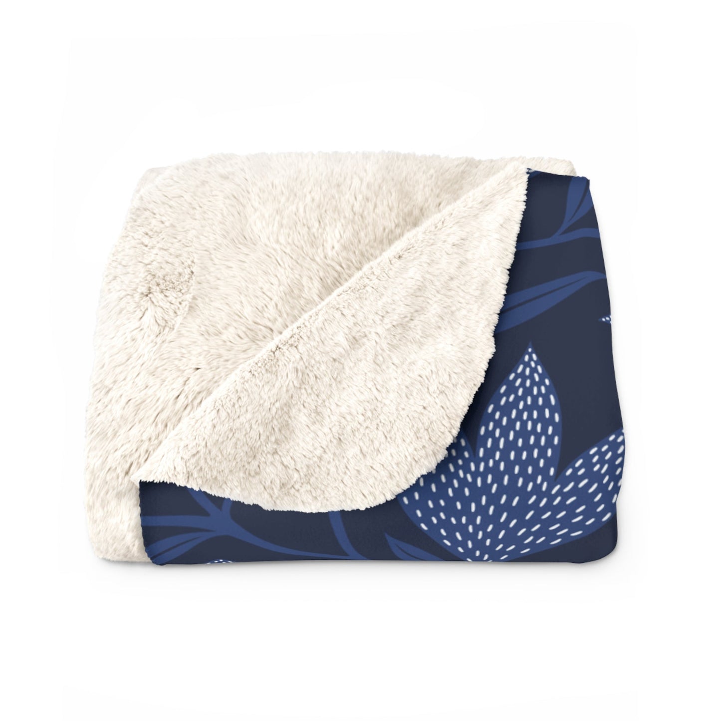 Sherpa Blanket | Navy & White | Magnolia