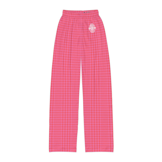 Youth PJ Pants | Greyhounds | Pink Tartan