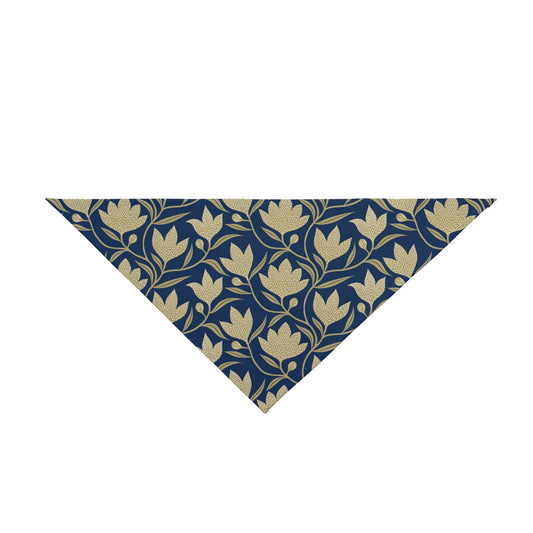 Pet Bandana | Blue & Gold | Magnolia