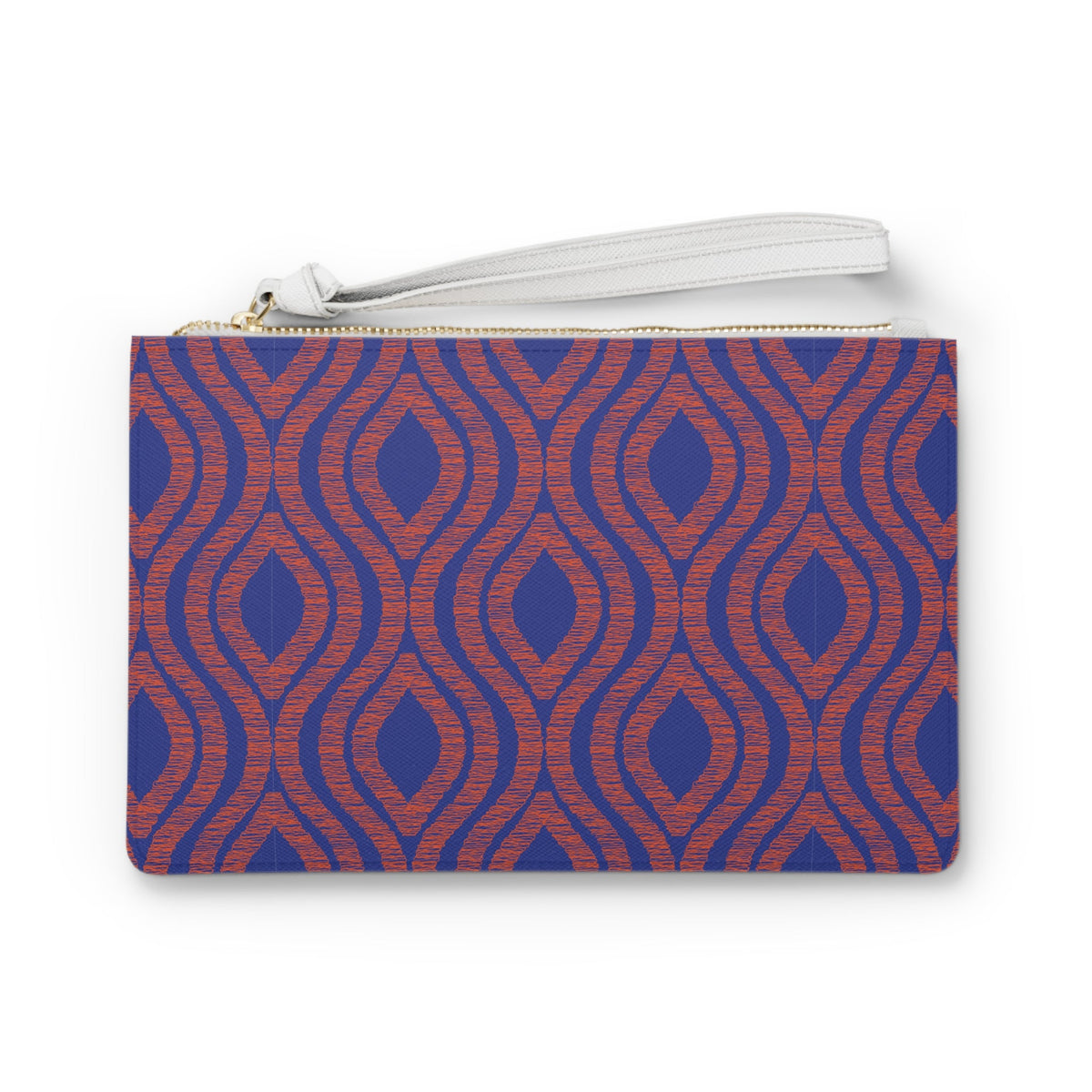 Clutch Bag | Bright Blue & Orange | Ogee