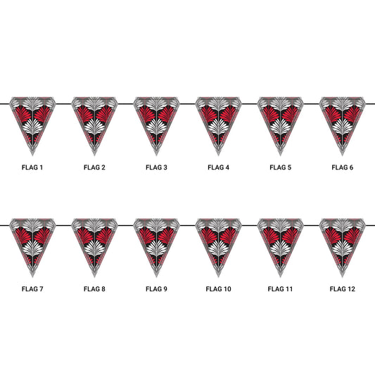 Flag Garland | Raleigh, North Carolina | Deco