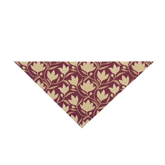 Pet Bandana | Maroon & Gold | Magnolia