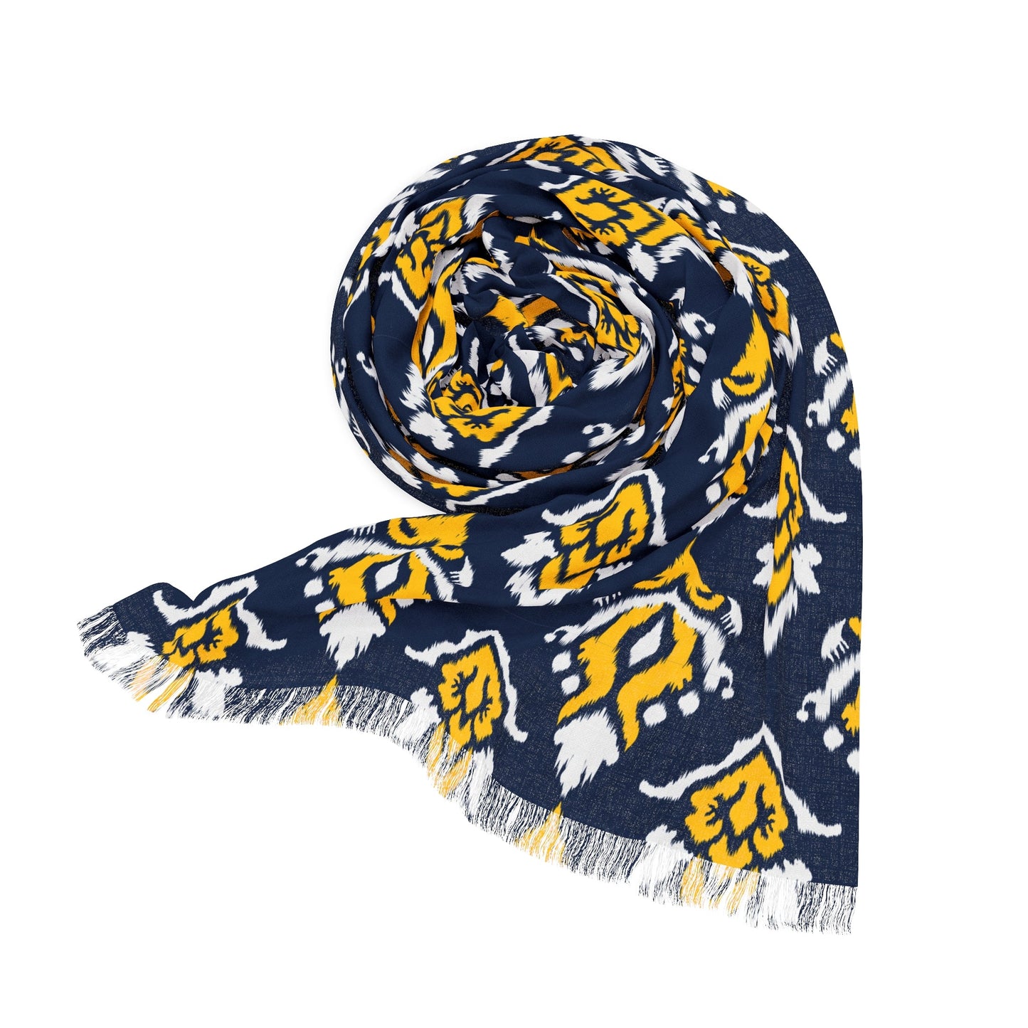 Scarf | Yellow & Blue | Ikat