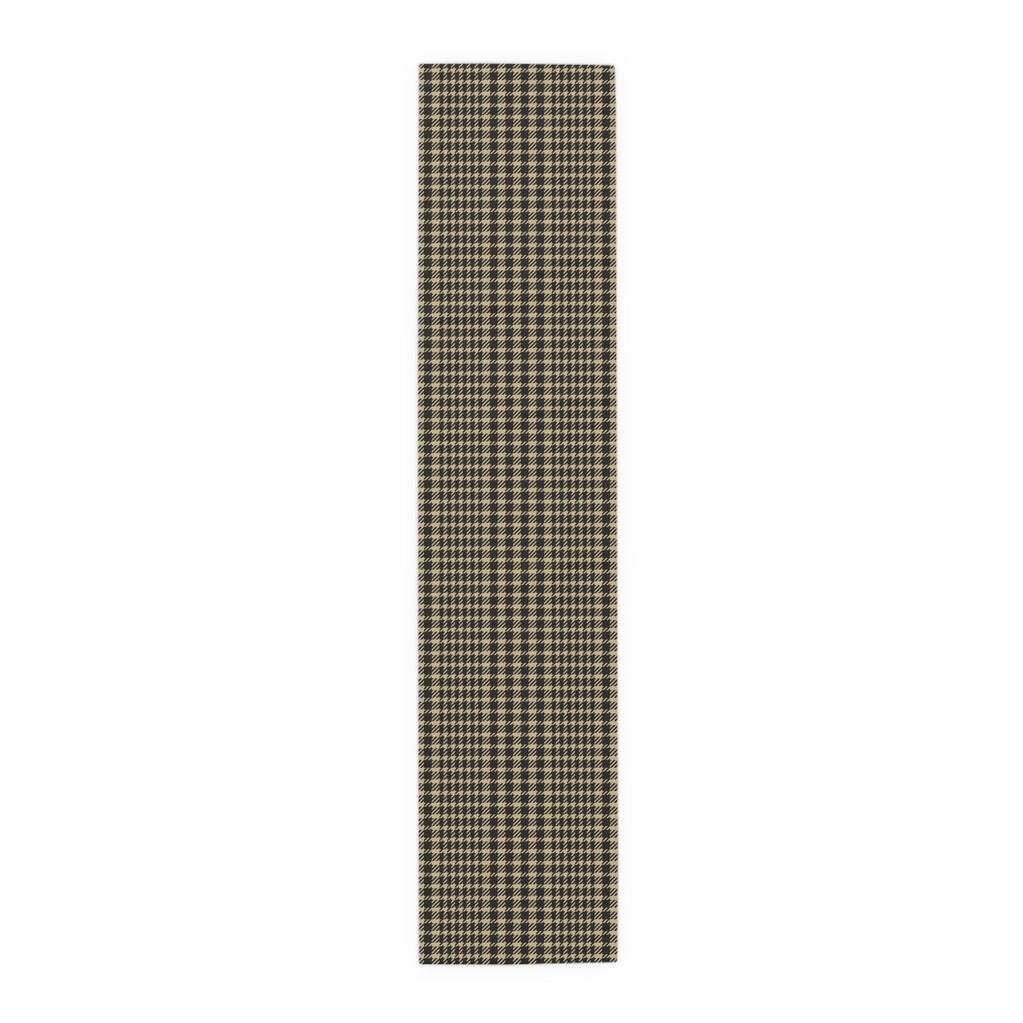 Table Runner | Black & Gold | Tweed