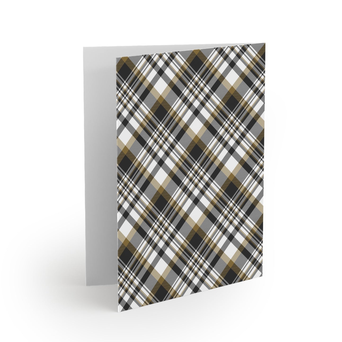 Notecards Set | Black & Gold | Tartan