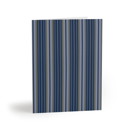 Notecards | Blue & Gold | Stripe