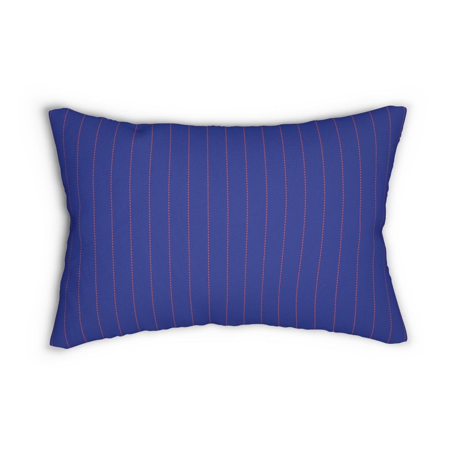 Pillow | Bright Blue & Orange | Pinstripe