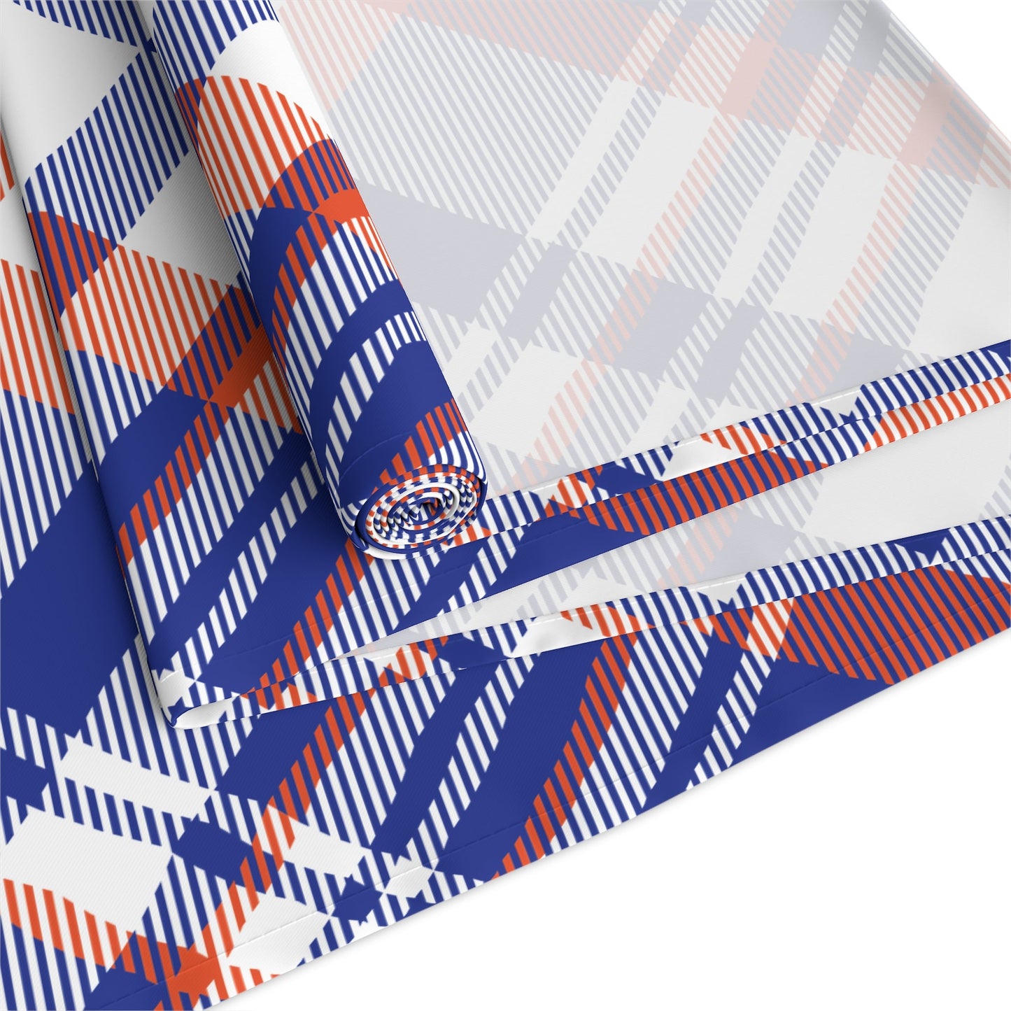 Table Runner | Bright Blue & Orange | Tartan