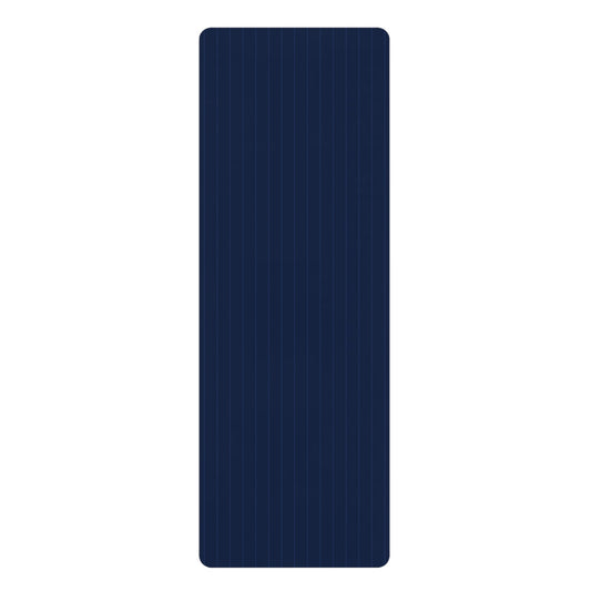 Yoga Mat | Navy & White | Pinstripe