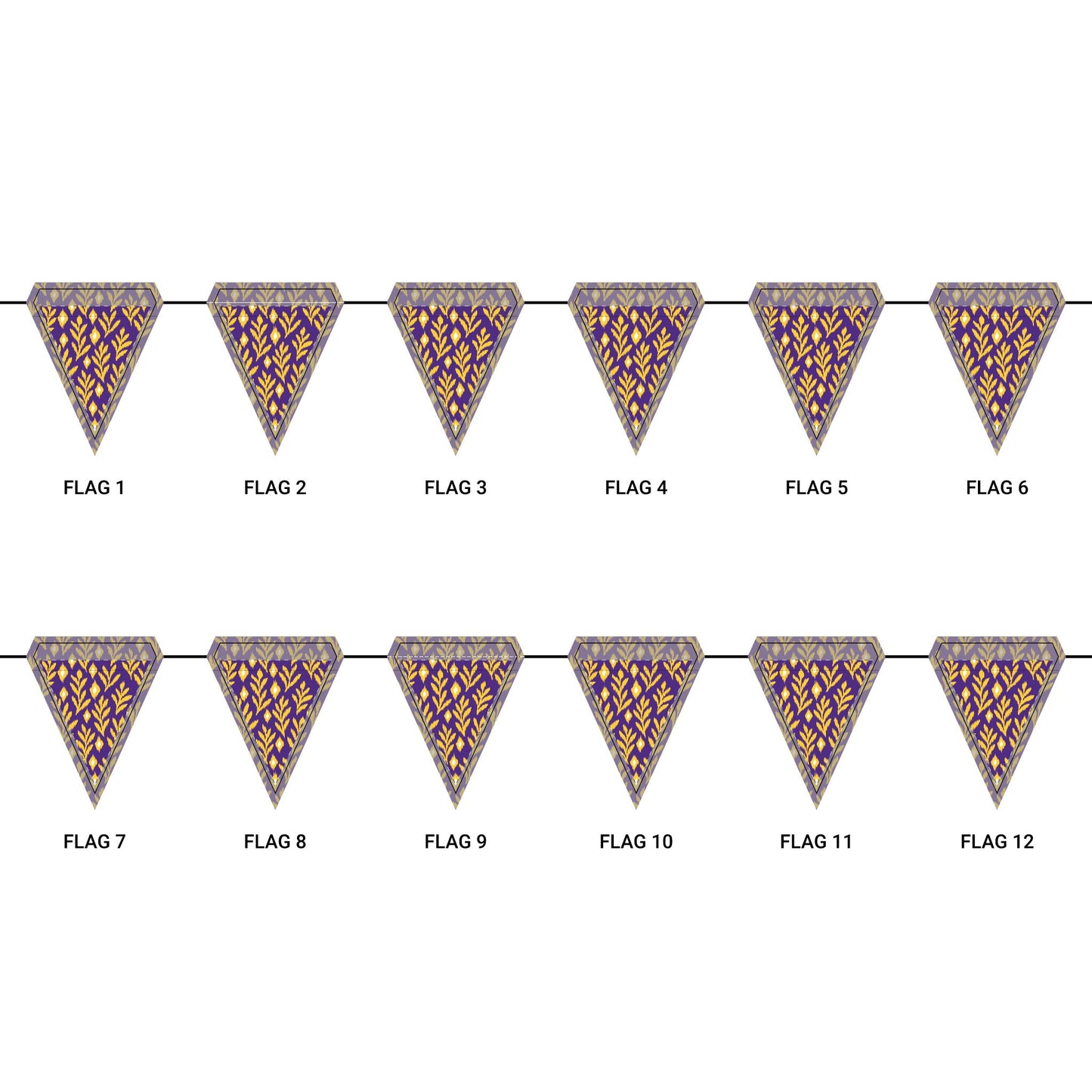 Flag Garland | Baton Rouge, Louisiana | Laurel