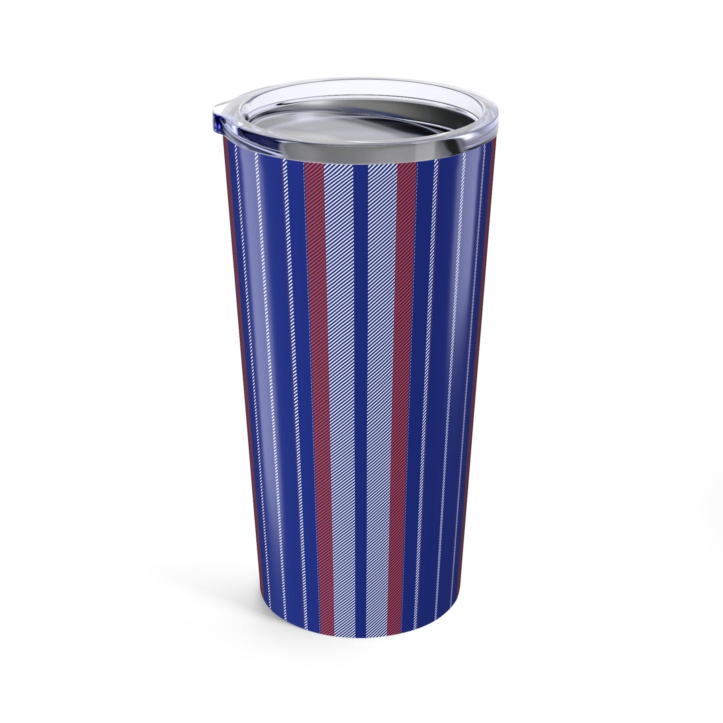 Tumbler | Bright Blue & Orange | Stripe