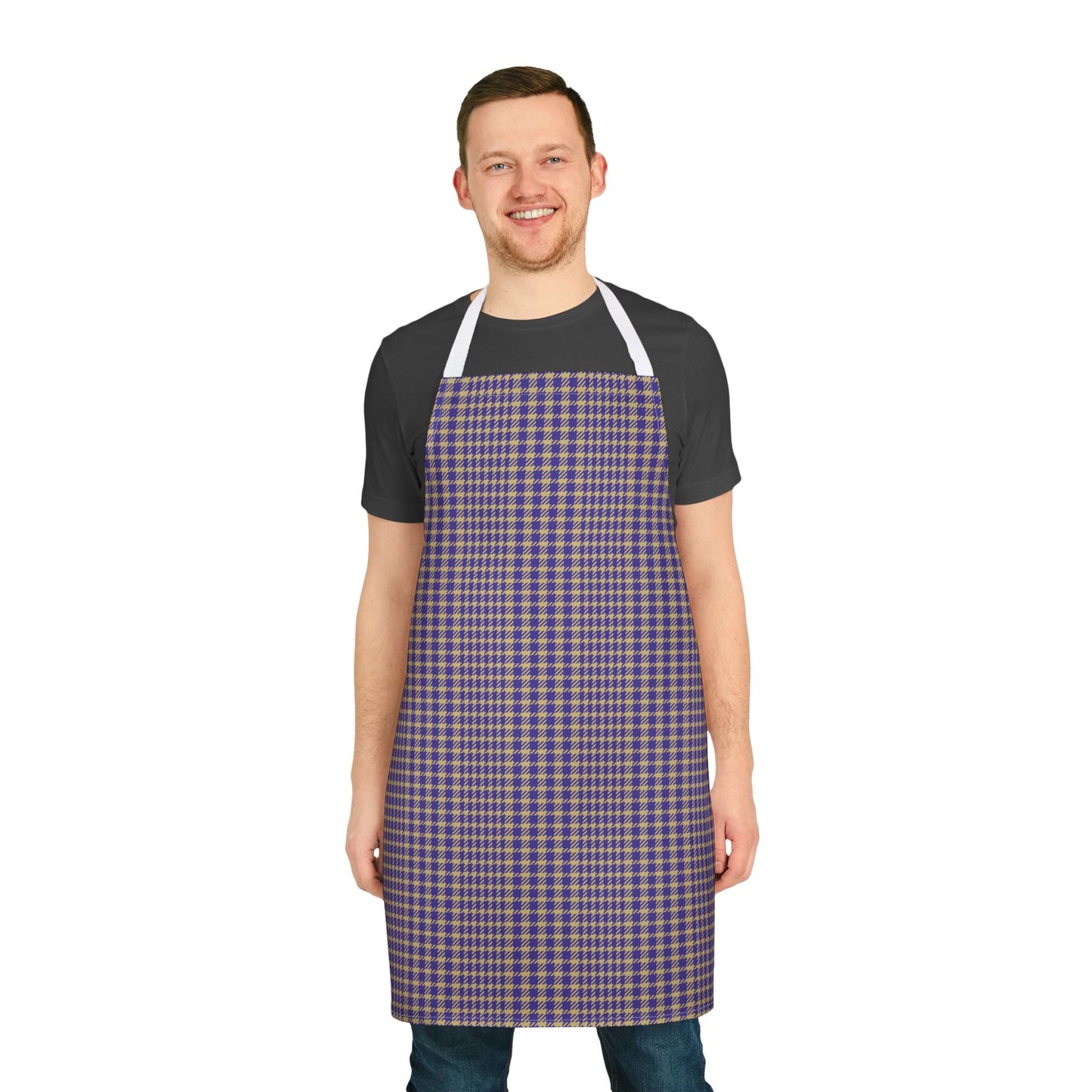 Apron | Purple & Gold | Tweed