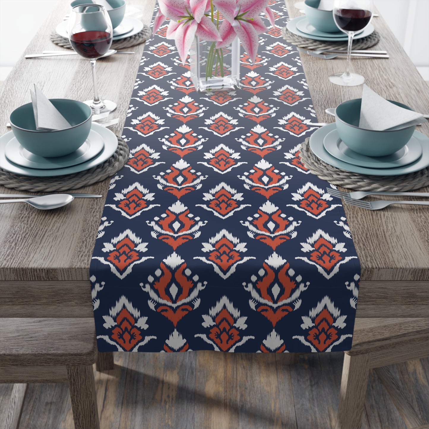 Table Runner | Charlottesville, VA | Ikat