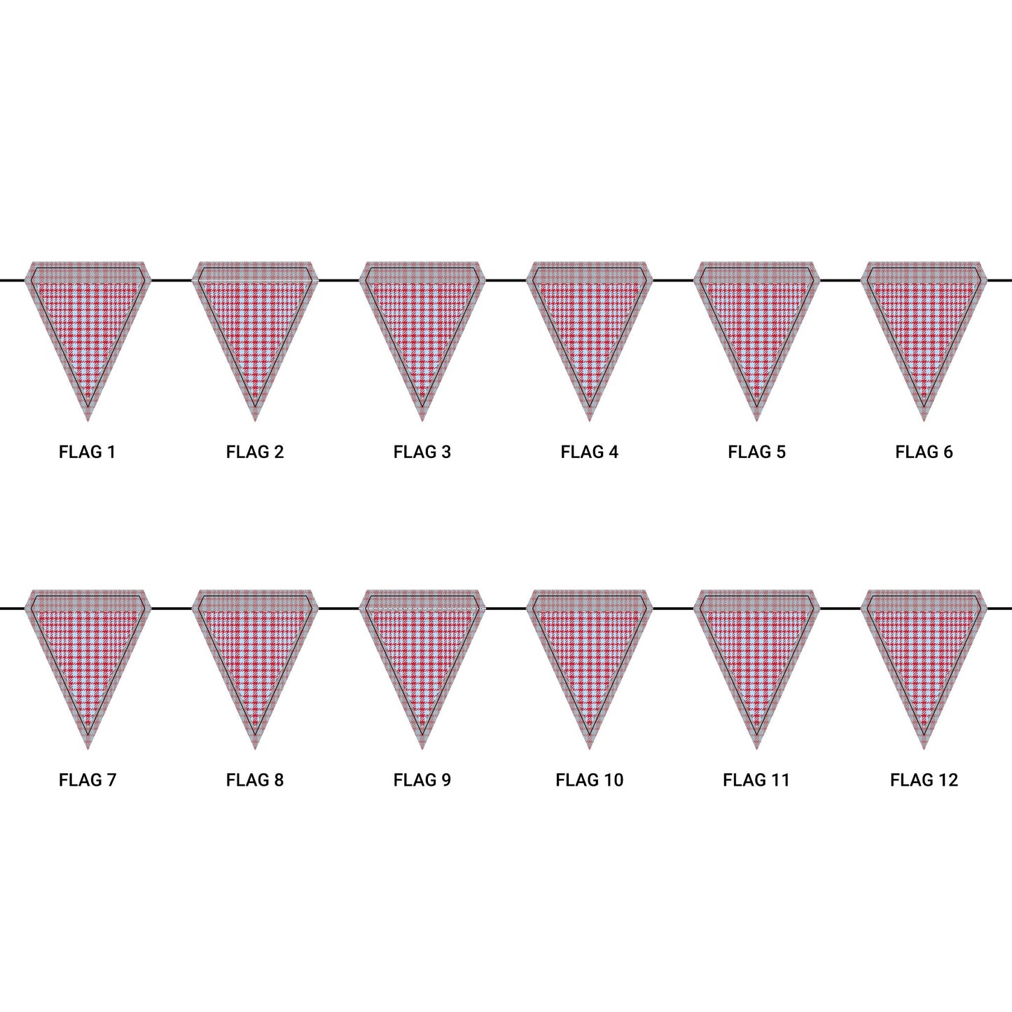 Flag Garland | Oxford, Mississippi | Tweed