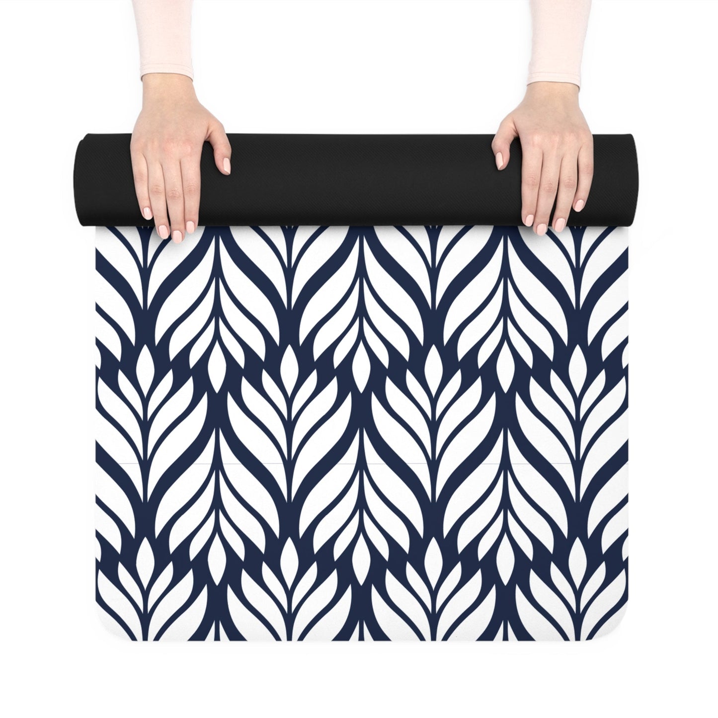 Yoga Mat | Navy & White | Palm