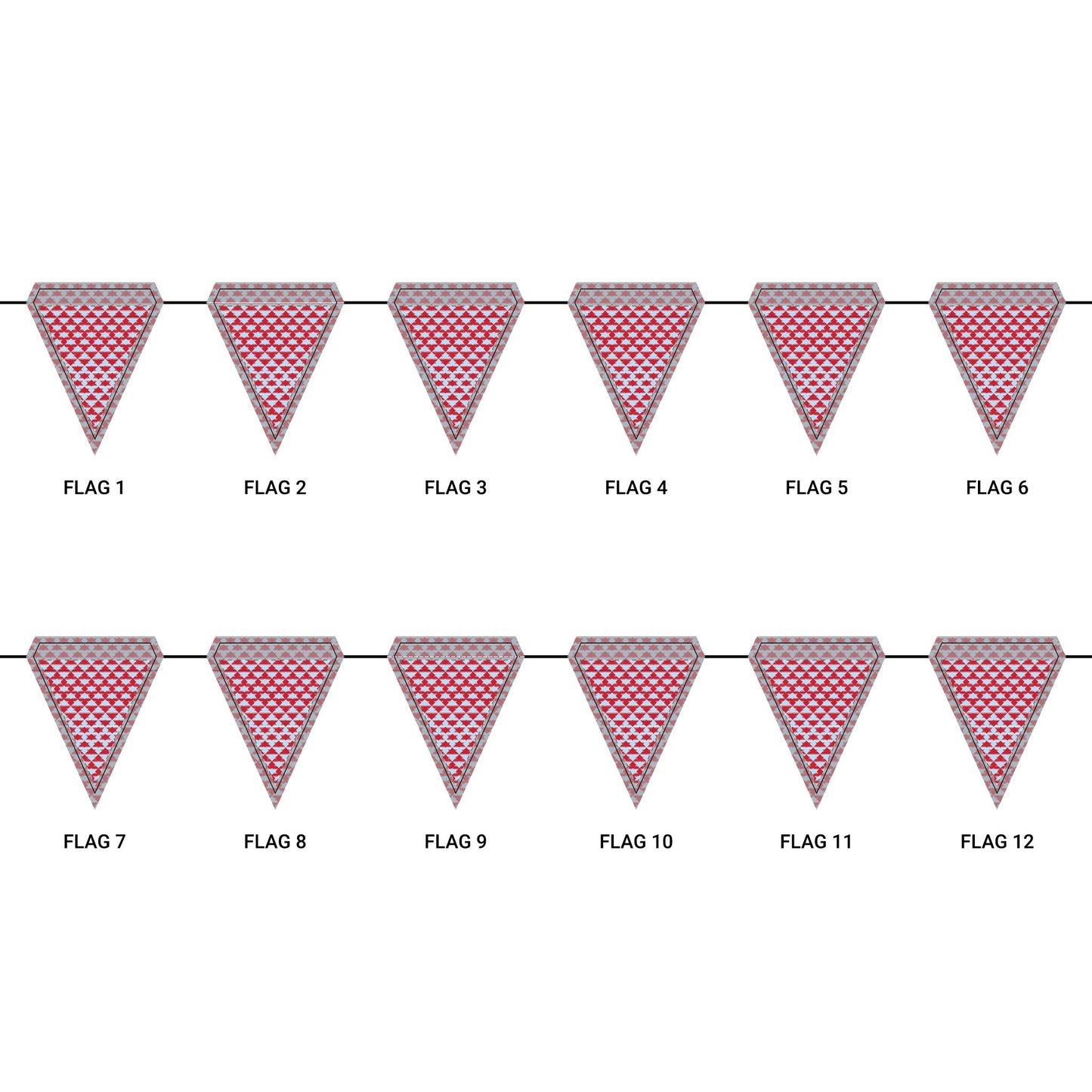 Flag Garland | Oxford, Mississippi | Gingham