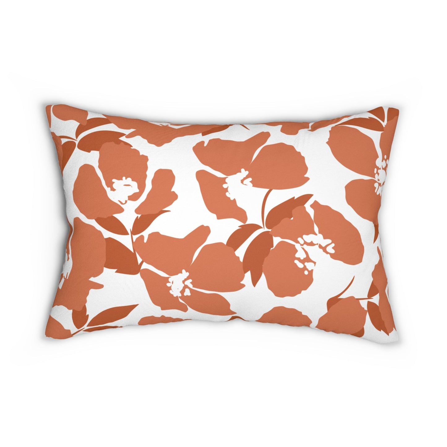 Pillow | Dark Orange & White | Poppy