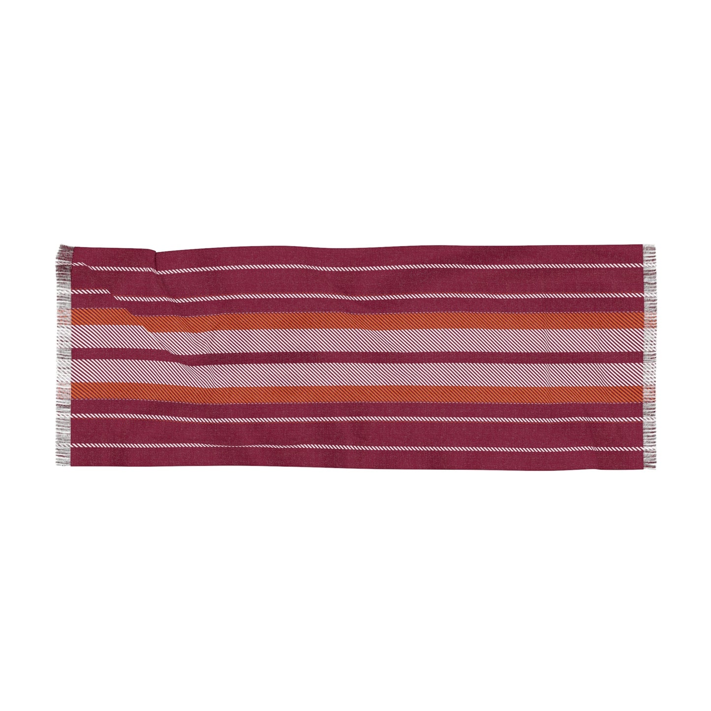 Scarf | Maroon & Orange | Stripe