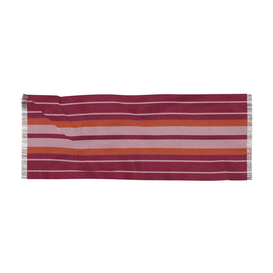 Scarf | Maroon & Orange | Stripe