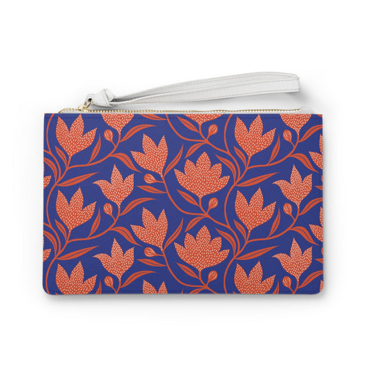 Clutch Bag | Bright Blue & Orange | Magnolia