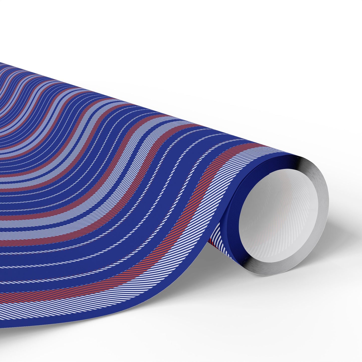 Gift Wrap | Bright Blue & Orange | Stripe