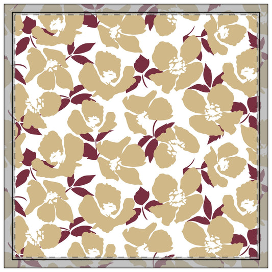 Napkins | Maroon & Gold | Poppy