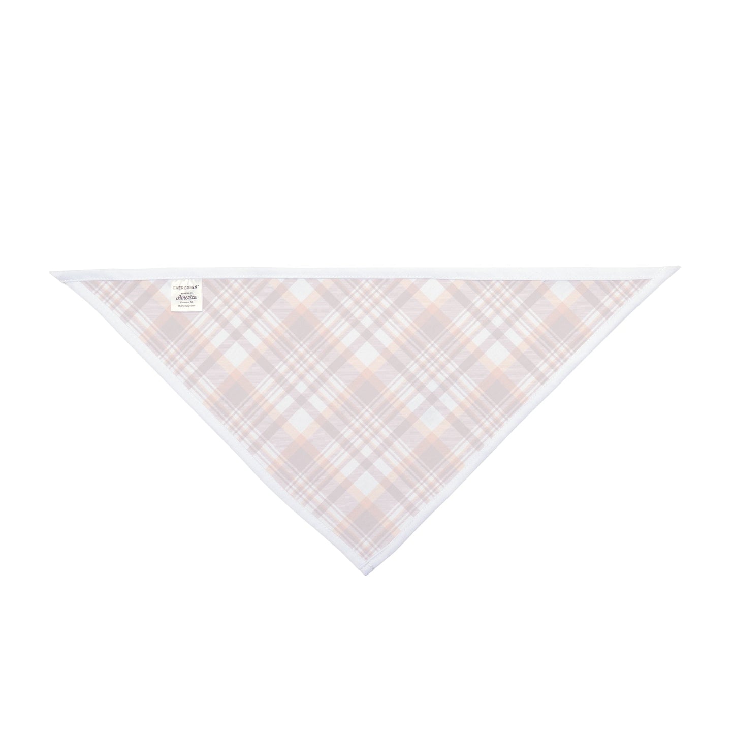 Pet Bandana | Maroon & Orange | Tartan